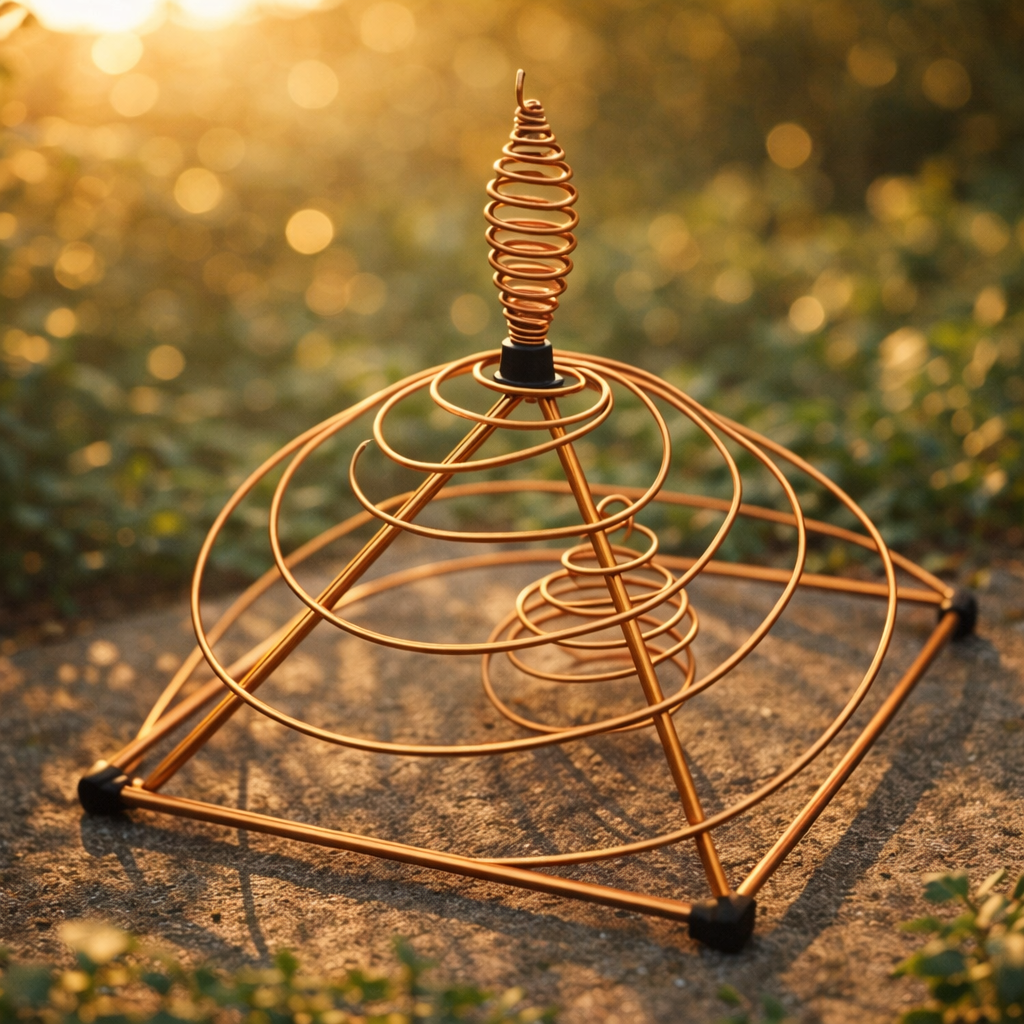 Large Quartz Sphere Pyramid