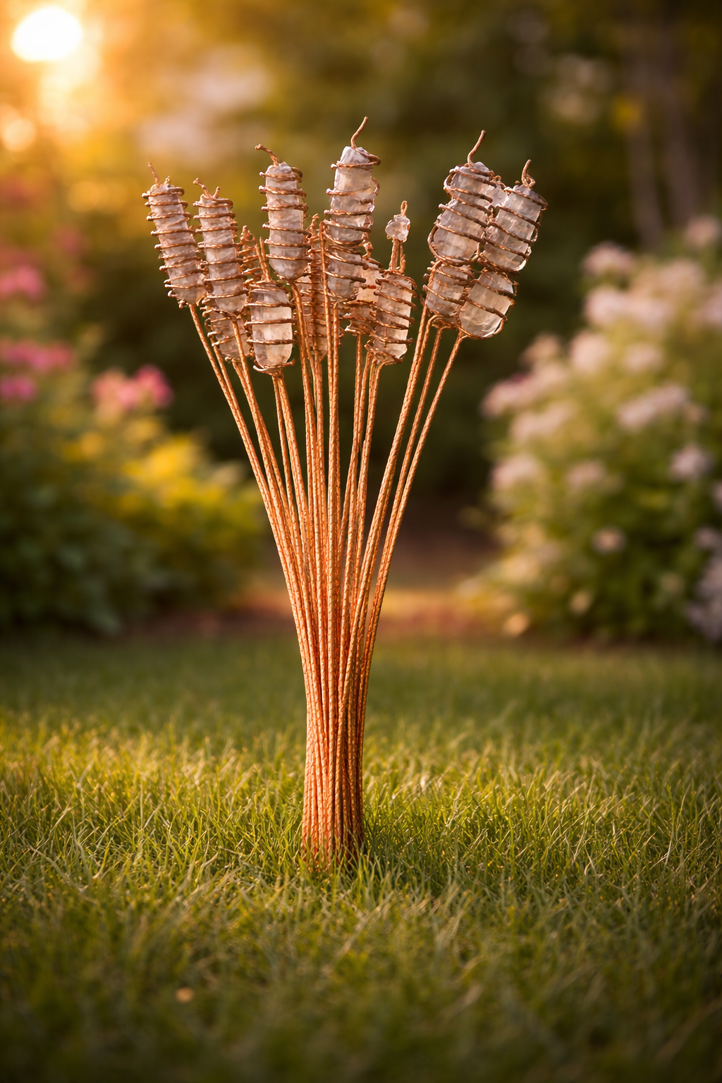 Single Crystal Electroculture Antenna